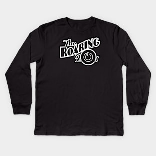 The Roaring 20s (Mono) Kids Long Sleeve T-Shirt